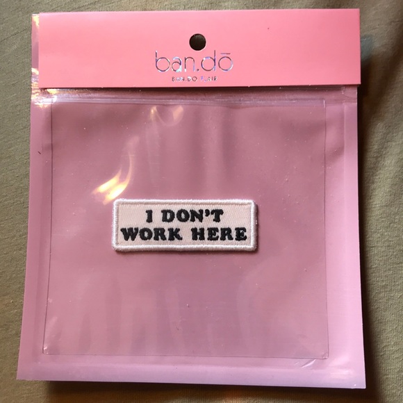 ban.do Other - ban.do I Don’t Work Here Patch